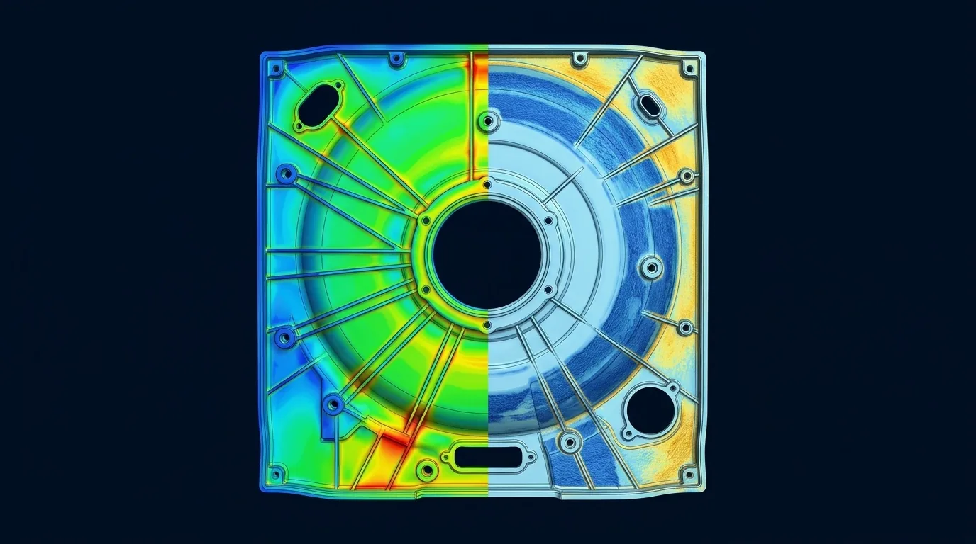 Material FEA Wall Thickness and Surface Finish Analysis