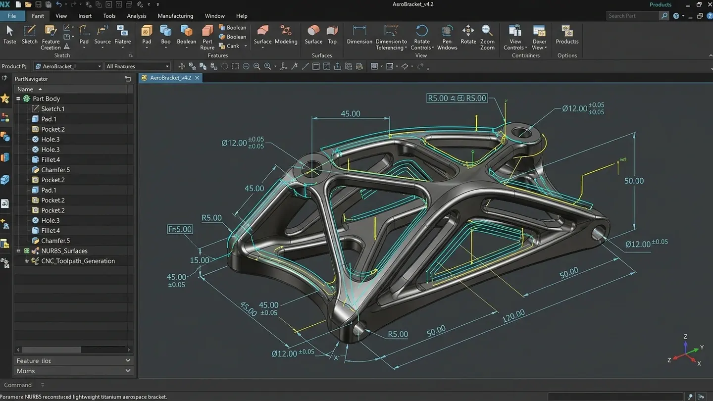 Parametric NURBS CAD Reconstruction and Sign-off in CATIA and Siemens NX