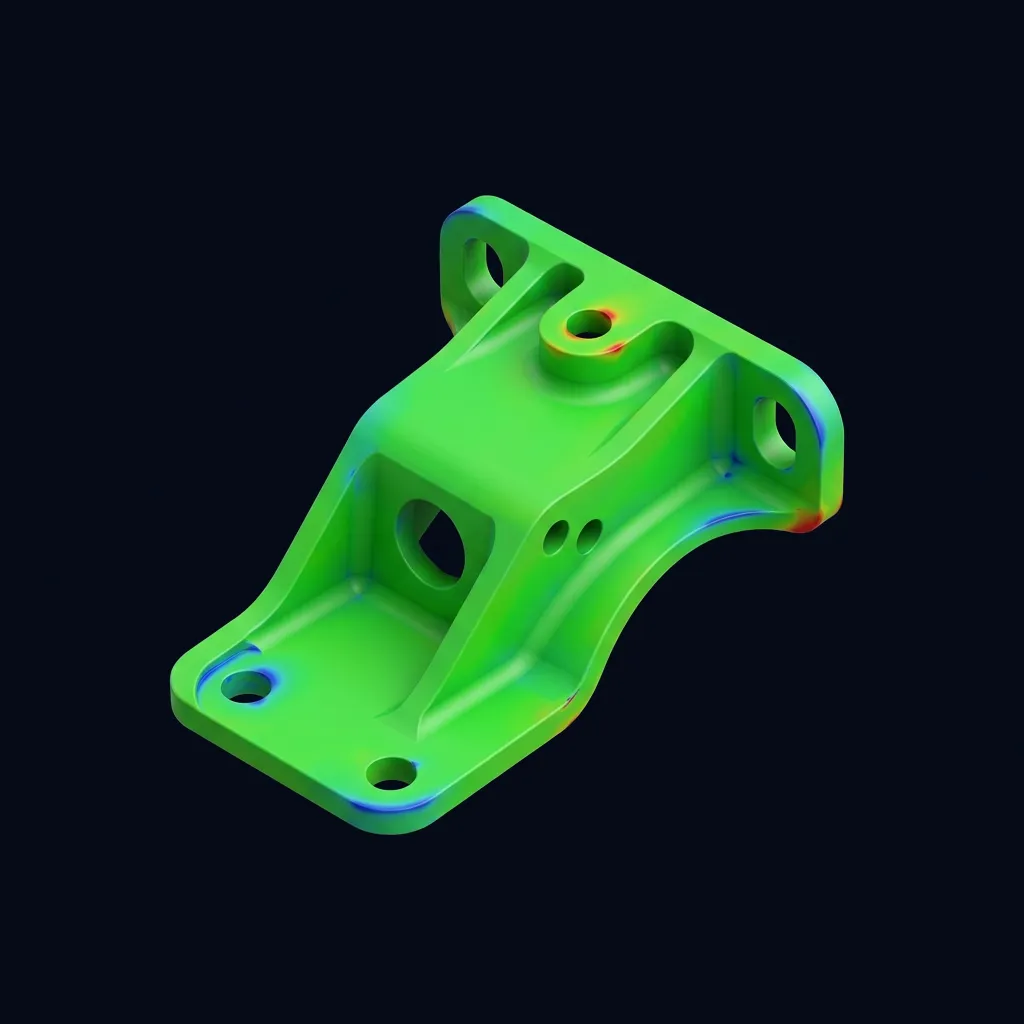 3D Color Deviation Scan Heatmap Report
